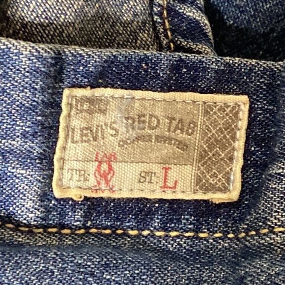 Western denim Levi Red Tab small snap closure shirt regular fit - Picture 10 of 12